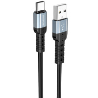 USB кабель для телефону Borofone BX64 Special USB to Type-C (1m) Чорний - купити в SmartEra.ua