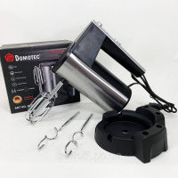 Міксер ручний DOMOTEC R6629A, 800W, 5 швидкостей, з двома насадками