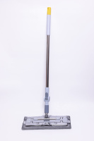 Швабра для пола с телескопической ручкой и насадкой, подходит для плитки, ламината, линолеума, уборки дома HP-35015-50