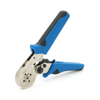 Кримпер HCS8 6-4A для обжима кабельного наконечника, 0.25-10mm2, Black-blue