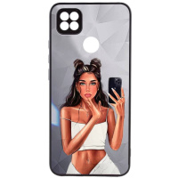 TPU+PC чохол Prisma Ladies для Xiaomi Redmi 9C, Black in White - купити в SmartEra.ua