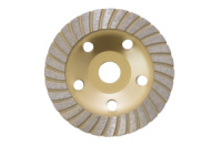 Чашка алмазная Рамболд 125 x 22.2 мм турбо желтая (125 Т-Ж)