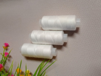 Нитки армированные / 80 (45 лл) / 200 м/ белый