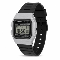 Чоловічий годинник Casio F-91WM-1B — Електронна класика з календарем та секундоміром