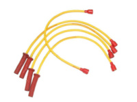 Комплект високовольтних проводів для автомобілю  ВАЗ 2101-2107 з проводом армованим скловолокном та перерізом мідної жили 1,0 мм.кв, з латуними наконечниками та захистними ковпачками EPDM