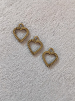 Подвеска металл/ 15÷12 мм/ бронза