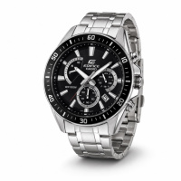 Чоловічий годинник Casio Edifice EFR-552D-1A з хронографом та сталевим браслетом