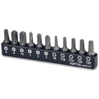 Набор бит для шуруповерта TOPTUL 1/4« 11ед. GAAV1103