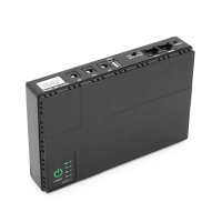 ИБП UPS-36W DC1036P для роутеров/коммутаторов/PON/POE-430, 5/9/12V, 1A/2А, 10400мAh, Black, BOX