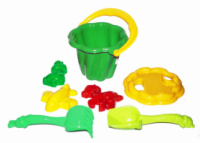 Песочный набор «Ромашка» №1 1098 Зеленый