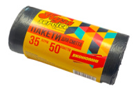 Пакет для мусора 550х600мм 35л (50шт) (89645)