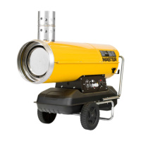 Дизельна теплова гармата непрямого нагріву 49 кВт 1800м3/ч Master BV 170 E Италия