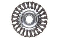 Щітка дискова Intertool 125 мм плетені (BT-7125)