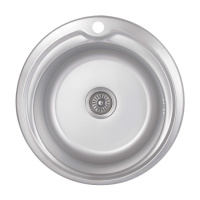 Кухонна мийка Brinex 510-D 0,8 мм Satin (BRIN510SAT08)