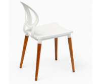 Стілець Турин пластиковий білий