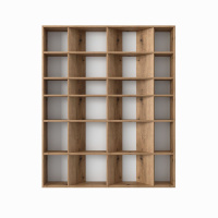 Стеллаж открытый Art in Head 1 Light Дуб эвок прибрежный 1200*1460*160 (LT13100000000)