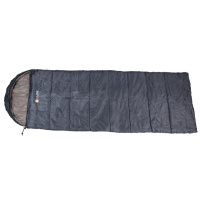 Спальний мішок (190+30)*75 см з капюшоном, сірий
