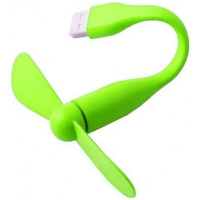 DM Вентилятор портативний гибкий Mini Fan USB від повербанка/ноутбука Green (Код товару:37845)