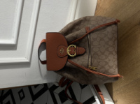 Рюкзак жіночій Coach Kleo Backpack коричнево-рижий