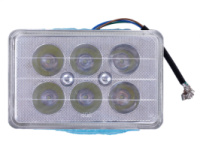 Вставка в фару светодиодная квадратная LED (6 диодив) (165*105мм) AMG