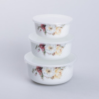 Набір харчових контейнерів керамічних Provence 0,55/0,95/1,35 л