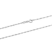 Серебряная цепочка CatalogSilver с без камней, вес изделия 1,23 гр (2172253) 450 размер