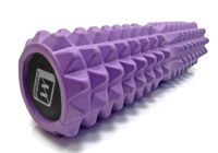 Масажний ролик EasyFit Solid Grid Roller 45 см v.2.2s фіолетовий