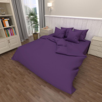 Комплект постельного белья Gold 17-3628-purple Евро