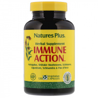 Иммуностимулирующий комплекс, Immune Action, Natures Plus, 120 растительных капсул