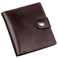 Портмоне вертикальне чоловіче шкіряне 716222 Коричневе