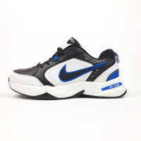 Nike AIR Monarch білі з чорним та синім
