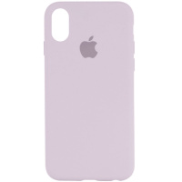 Чохол Silicone Case Full Protective (AA) для Apple iPhone X (5.8«) / XS (5.8»), Бузковий / Lilac - купити в SmartEra.ua