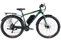 Велосипед з електроприводом 29« AL Formula eMOTION PLUS DD FR рама-19» 48B 15А*г 500Вт зелено-сірий 2026