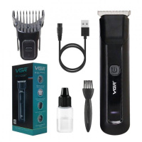 Беспроводной компактный триммер для волос VGR V-928 с USB-кабелем, для мужчин, Черный (V928)