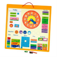 Развивающая игрушка Viga Toys Календарь магнитный англ. (50377)