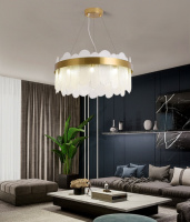 Люстра подвесная на 8 лампочек 26859 Латунь 40-200х60х60 см.