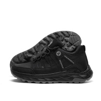 Черевики зимові шкіряні Merrell набивна шерсть чорні