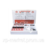 Very best (Вірі Бест) набір 7 x 4.5 г + 2 x 2 г флоу + 7 мл адгезив , Dentstal