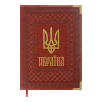 Щоденник датований 2022 STATUT, A5, св.коричневий, штучна шкіра/поролон