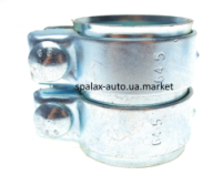 Хомут глушника подвійний (60/64.5x75) BMW 3 (E46/E90)/5 (E34)/7 (E38/E65-E67) -11 (передній) FA1