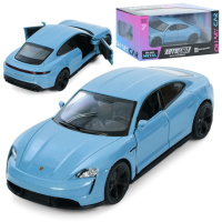 Машинка инертная Auto Mir Porsche Taycan TurboS 2020 AS-3122 12 см