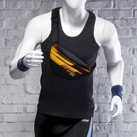 Сумка-бананка Sport чоловіча/жіноча спортивна 32×16 см з розширювачем поясна сумка або сумка через плече (3755)