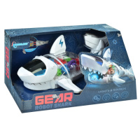 Интерактивная игрушка «Робот Акула» S-2A(White) белый, музыка, свет, подвижные детали, ездит