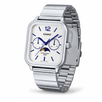 Чоловічий годинник Casio MTP-M305D-7A з фазами місяця та сталевим браслетом