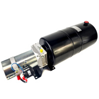 Міні-маслостанція під будь-який гідроциліндр RENMAN (24 В, 3.0 кВт, 3.7 см3, з баком 18 л)