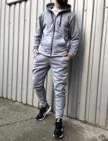 Утеплений костюм база унісекс сірий