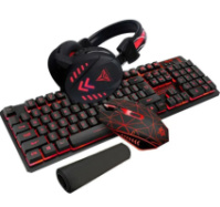 Комплект проводной игровой 4 в 1 MHZ Kit Gamer K59, черный