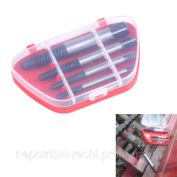 Екстрактори витягувачі зламаних болтів гайок, підшипник, зламаний гвинт, свердло, напрямна, знімач болтів,  набір 5 штук.