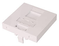 TENCE Пластина 45x45 для розеток інформаційних RJ45/RJ11 для встановлення в люк, кабель-канал