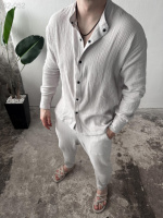 Літній костюм - білий - 52-052